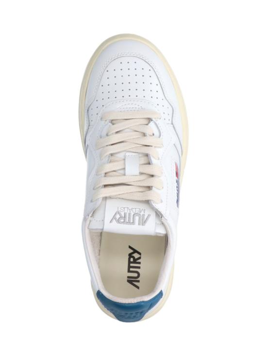 26FW 오트리 메달리스트 로우 레더 스니커즈 AULWLL29 White - AUTRY