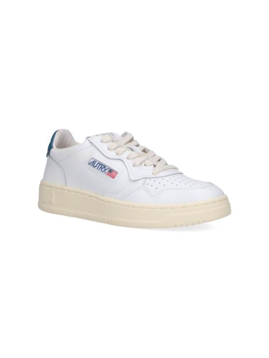 26FW 오트리 메달리스트 로우 레더 스니커즈 AULWLL29 White - AUTRY