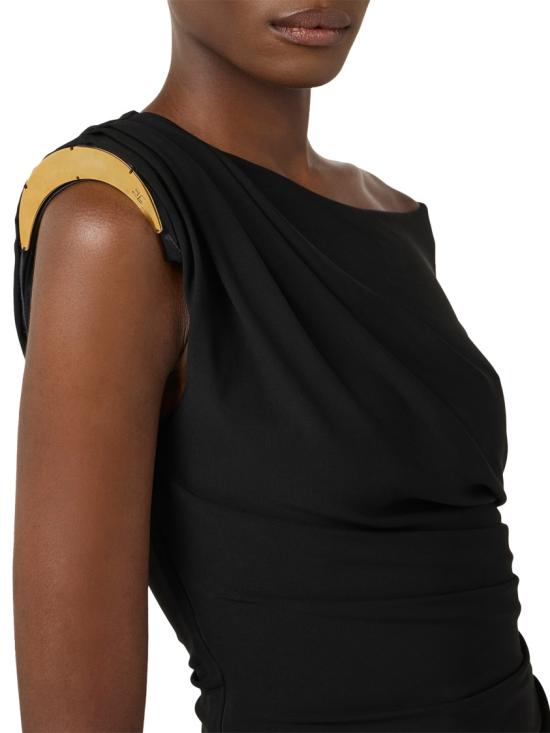26SS 엘리자베타프랜치 미디 원피스 AB90661E2110 Black - ELISABETTA FRANCHI