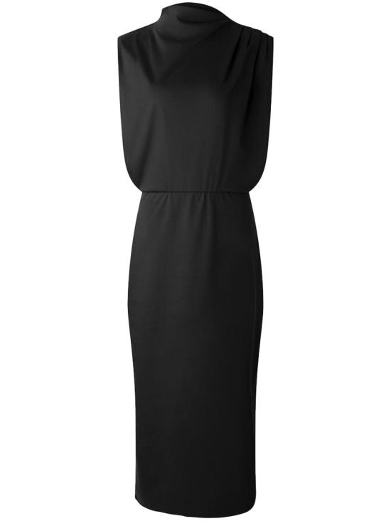 26SS 쉐르 롱 원피스 ROB0149GEMMANOI0125S Black