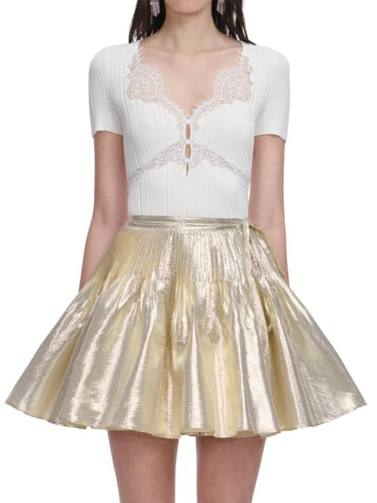 26SS 셀프 포트레이트 반팔 티셔츠 SS26 171TW White