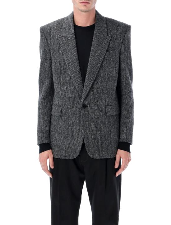 25FW 생로랑 수트 자켓 837196Y3D061071 Black