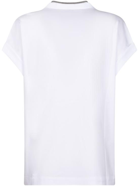 26SS 브루넬로 쿠치넬리 반팔 티셔츠 M0T18BD222C159 White - BRUNELLO CUCINELLI