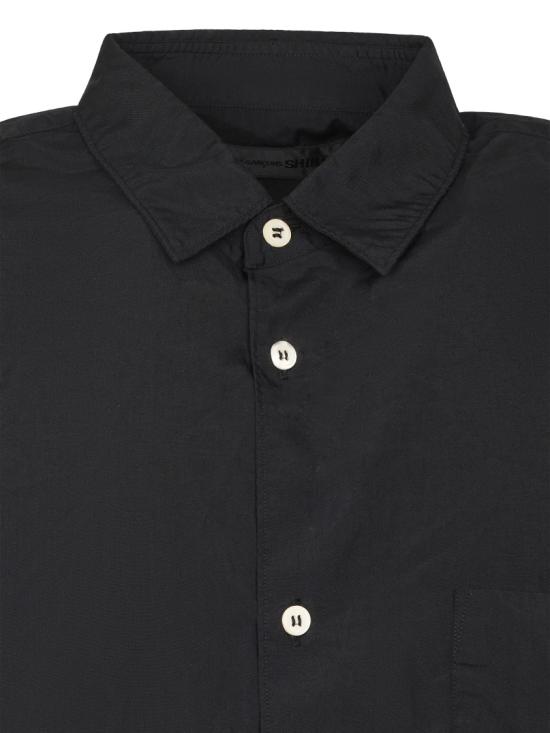 26SS 꼼데가르송 반팔 셔츠 FQB502051BLACK Black - COMME DES GARCONS