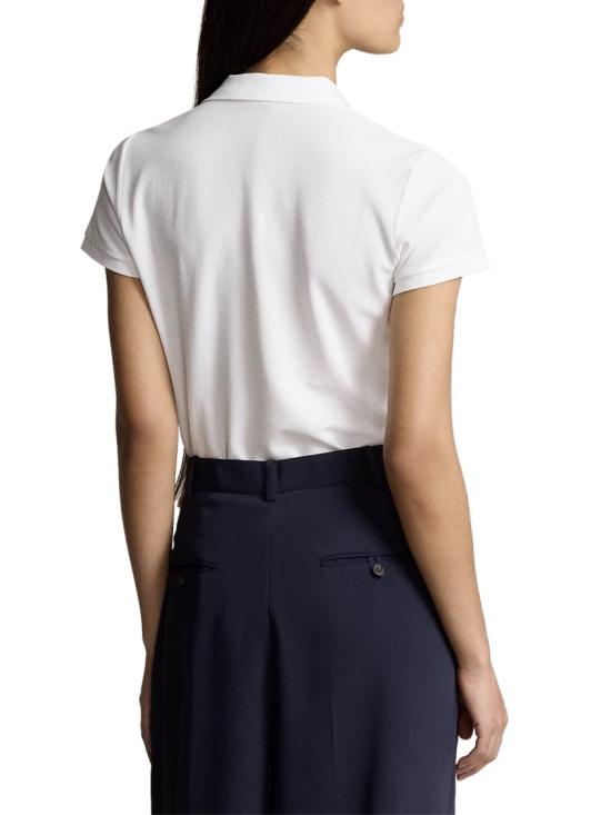 26SS 폴로 랄프로렌 슬림핏 스트레치 폴로 셔츠 211B18200015 White - POLO RALPH LAUREN