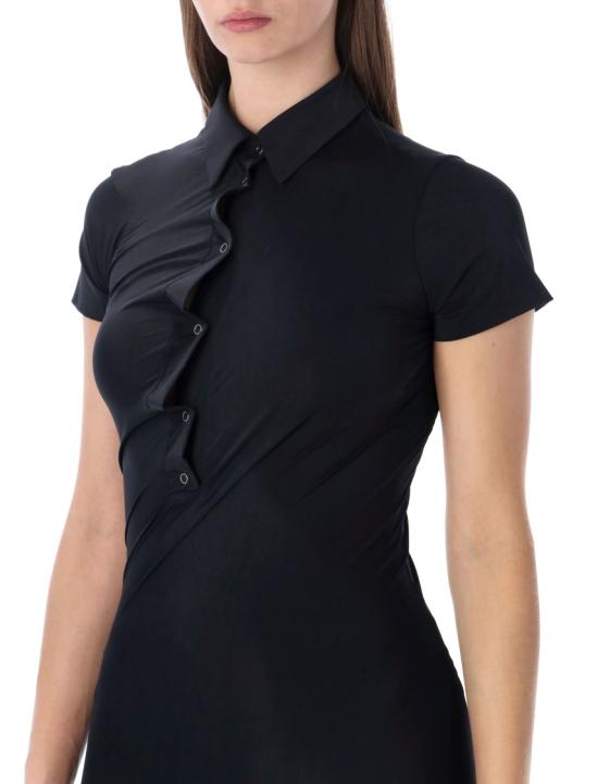 26SS 오토링거 롱 원피스 10350370301BLKYLW Black - OTTOLINGER