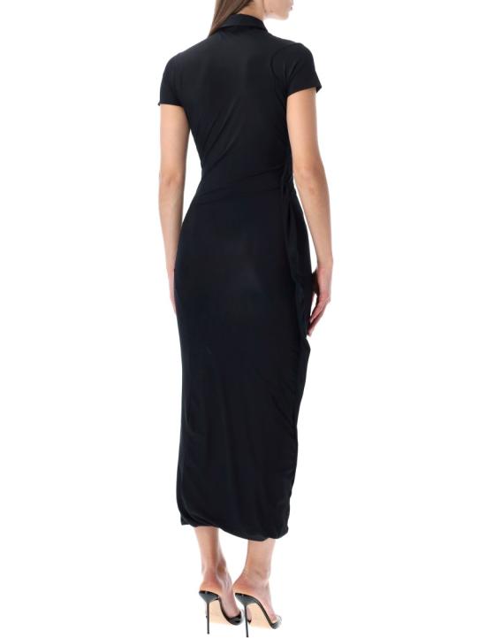 26SS 오토링거 롱 원피스 10350370301BLKYLW Black - OTTOLINGER