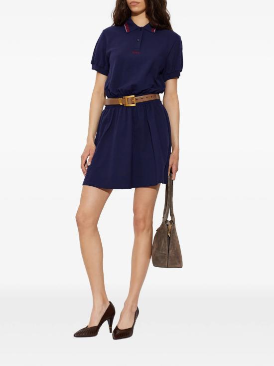 26FW 베르사체 미디 원피스 10259641A18688 1UI40 Blu - VERSACE
