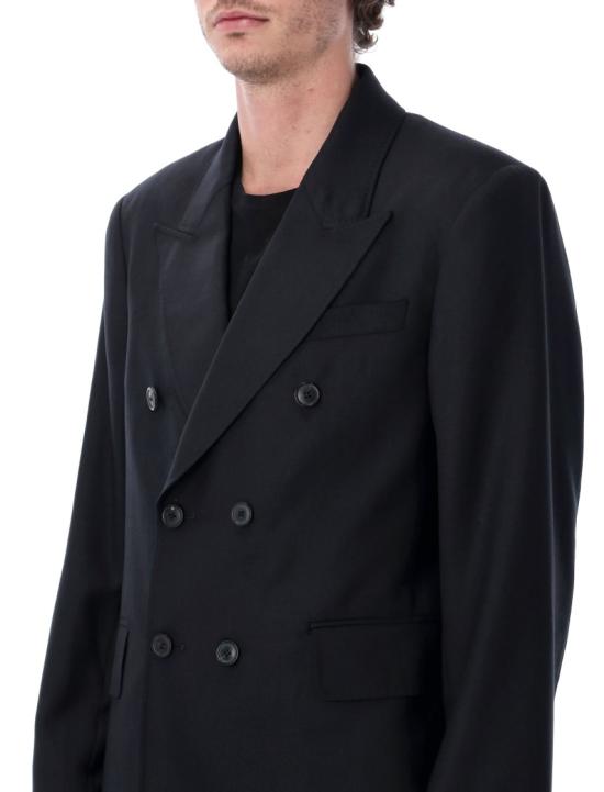 26SS 아워레가시 언컨스트럭티드 DB 블레이저 블랙 파나마 울 M4200DBBPBLACK Black - OUR LEGACY