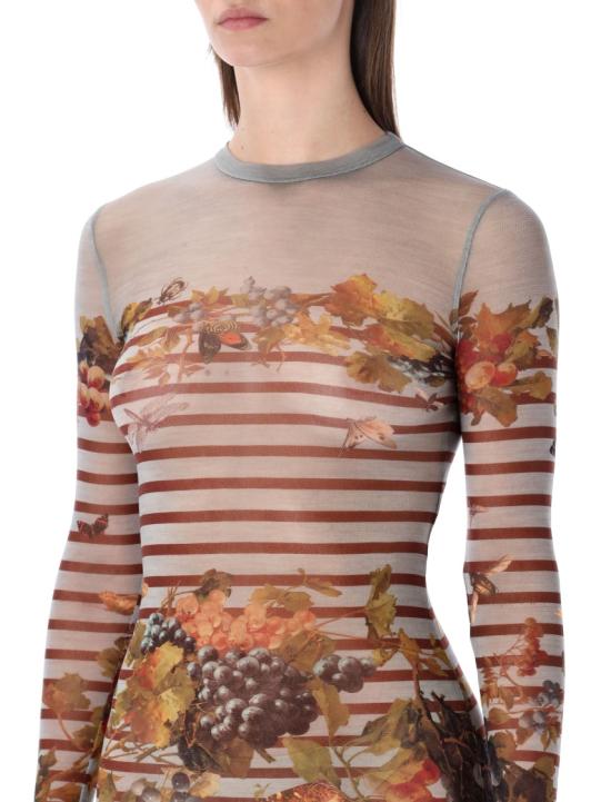 26SS 장 폴 고티에 롱 원피스 DR113M014P5690 Brown - JEAN PAUL GAULTIER