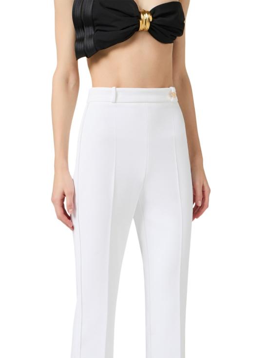 26SS 엘리자베타프랜치 스트레이트 팬츠 PA16861E2360 White - ELISABETTA FRANCHI