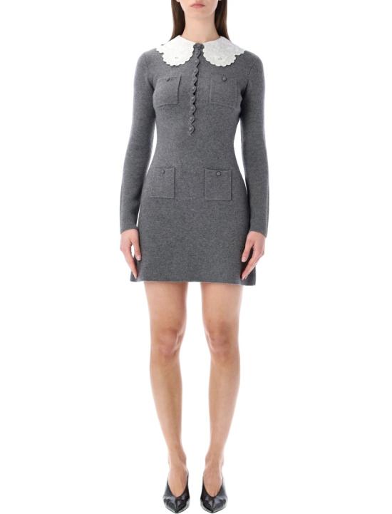 26SS 셀프 포트레이트 숏 원피스 RS26106SGRGREY Grey