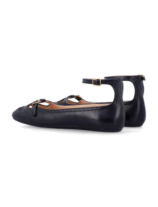 25FW 끌로에 플랫 슈즈 CHC25W14VUN001 Black - CHLOE