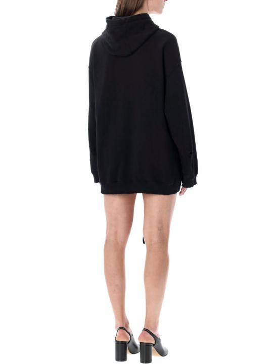 26SS MM6 메종마르지엘라 후디드 스웨트셔츠 윗 글러브 S52DA0083M25025900 Black - MM6 MAISON MARGIELA