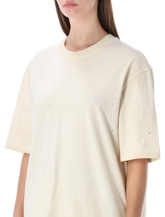 26SS 골든구스 반팔 티셔츠 GUP01873P00242111616 Neutrals - GOLDEN GOOSE