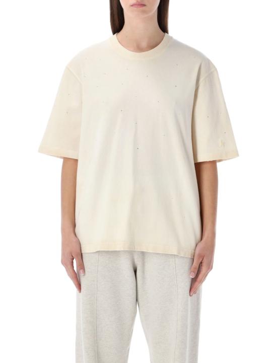 26SS 골든구스 반팔 티셔츠 GUP01873P00242111616 Neutrals
