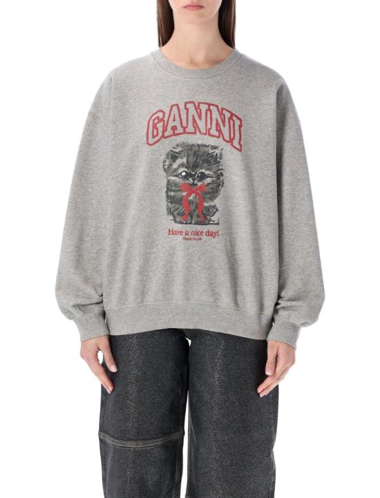 26SS 가니 키티 스웨트셔츠 A106001611032920 Grey
