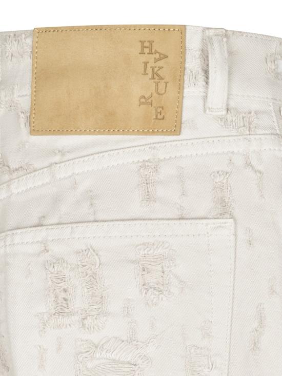 26SS 하이쿠레 스트레이트 팬츠 HEW03296GF180PXDT0569 White - HAIKURE