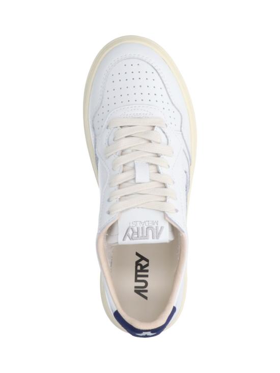 26FW 오트리 메달리스트 로우 레더 스니커즈 AULWBJ03 White - AUTRY