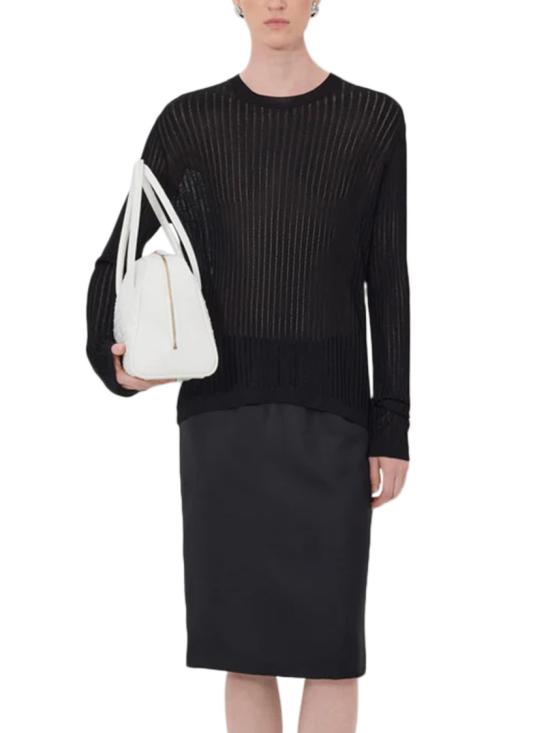 26SS 루루 드 세종 스웨터 HEDORABLACK BLACK Black - LOULOU DE SAISON