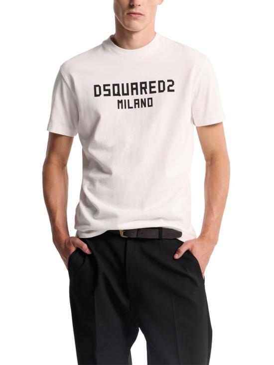 26SS 디스퀘어드2 밀라노 쿨핏 티셔츠 S74GD1520D20106100 White - DSQUARED2