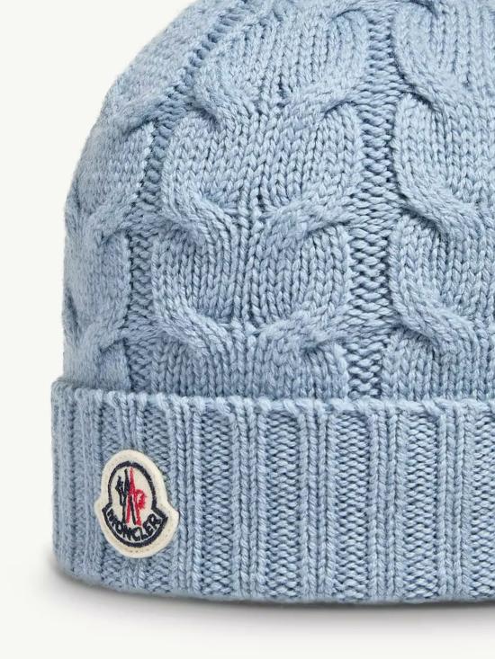 26FW [키즈] 몽클레어 모자 L29543B0000604S02 715 Azzurro - MONCLER