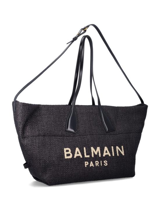 26SS 발망 숄더백 GN1FI015TRAA0PA Black - BALMAIN