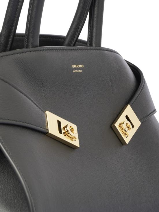 26SS 살바토레 페라가모 토트백 766758001 Grey - SALVATORE FERRAGAMO