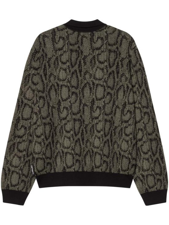 26SS 칼하트 WIP 롱슬리브 스네이크 폴로 I0361703QLXX Black - CARHARTT WIP