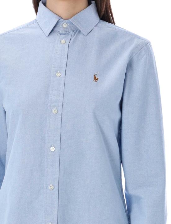 26SS 폴로 랄프로렌 포니 로고 옥스포드 셔츠 211891377001 Blue - POLO RALPH LAUREN