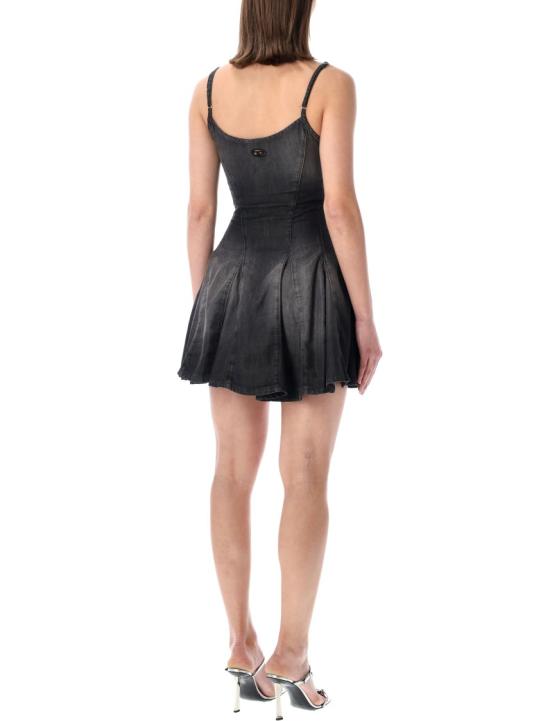 26SS 디젤 드-스포키-S 데님 미니 드레스 A20907068VM02 Black - DIESEL