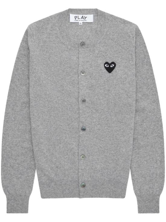 26SS 꼼데가르송 블랙 하트 니트 가디건 AX N023 0512 Grey