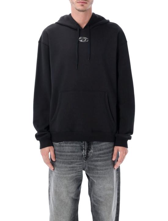 26SS 디젤 S-NORM 후드티셔츠 A204470BKBW900 Black