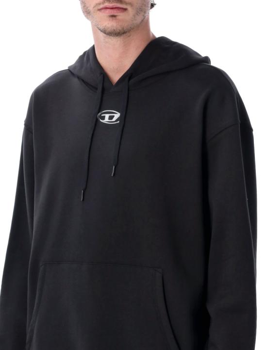 26SS 디젤 S-NORM 후드티셔츠 A204470BKBW900 Black - DIESEL