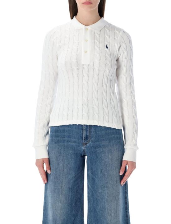 26SS 폴로 랄프로렌 스웨터 211959100005 White - POLO RALPH LAUREN