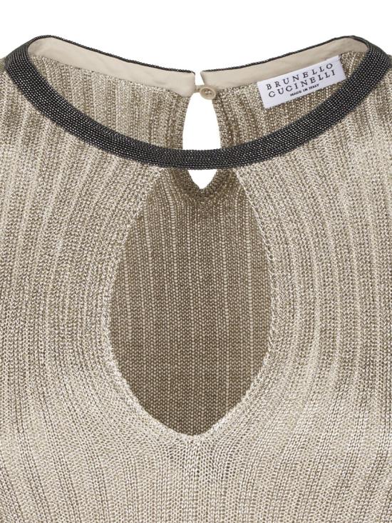 26SS 브루넬로 쿠치넬리 롱 원피스 M8S762A90C1279 Grey - BRUNELLO CUCINELLI