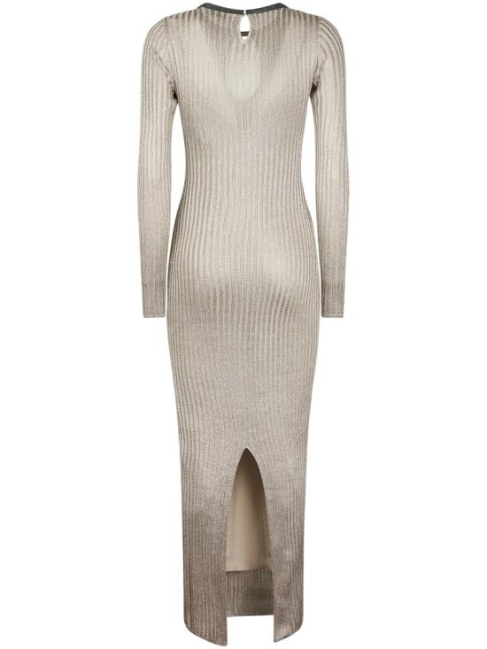 26SS 브루넬로 쿠치넬리 롱 원피스 M8S762A90C1279 Grey - BRUNELLO CUCINELLI