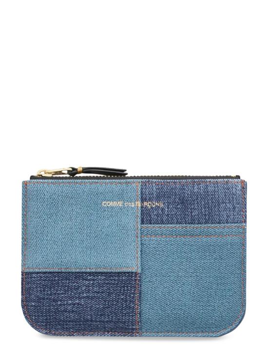 26SS 꼼데가르송 클래식 레더 라인 파우치 SA8100DP1 Blue