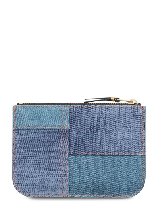26SS 꼼데가르송 클래식 레더 라인 파우치 SA8100DP1 Blue - COMME DES GARCONS