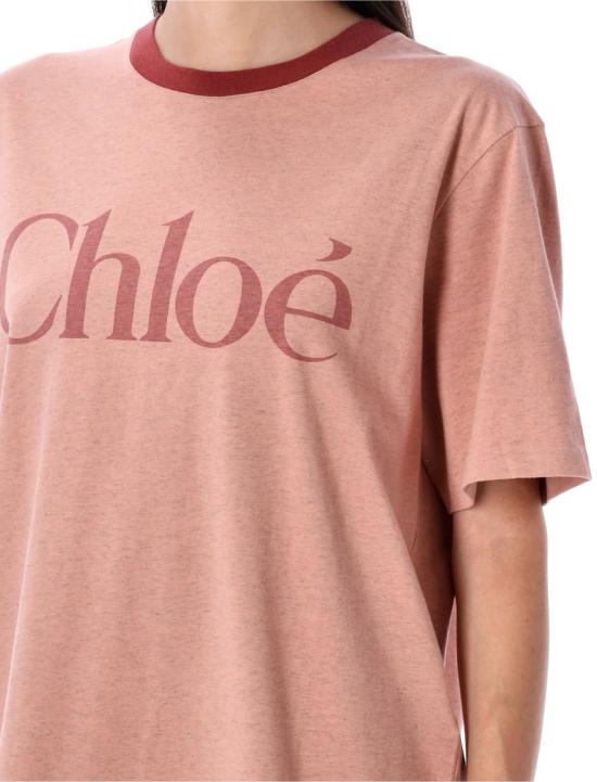 25FW 끌로에 반팔 티셔츠 CH25AJH201736B1 Pink - CHLOE