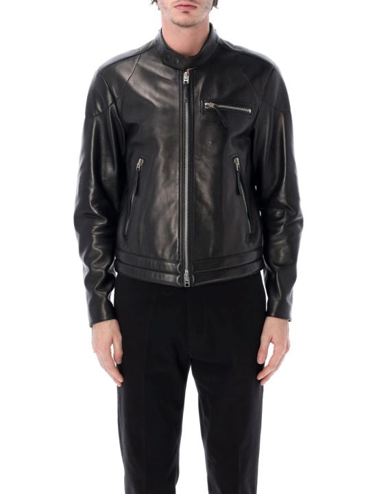 26SS 톰포드 가죽 자켓 LXI016LMN028NAA Black