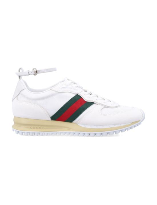 25FW 구찌 리모션 레이스업 스웨이드 스니커즈 832918AAEZM9067 White
