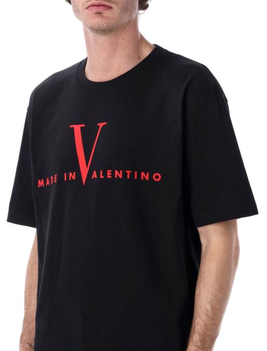 26SS 발렌티노 가라바니 반팔 티셔츠 8V3MG16PBAQ0NR Black - VALENTINO GARAVANI