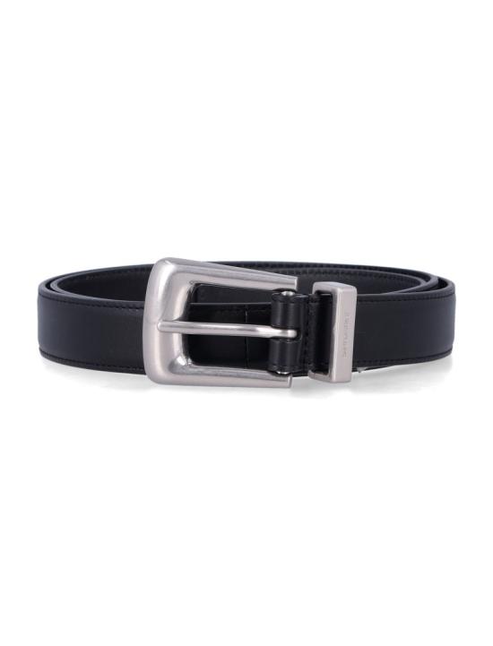 25FW 생로랑 가죽 벨트 839769AAEJE1000 Black