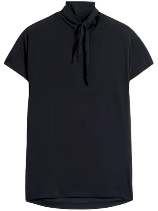 26SS 르메르 반팔 풀라드 탑 TS0020 LJ1049BR498 Black