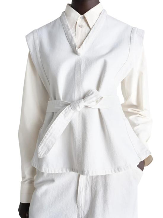 26SS 르메르 박시 티셔츠 OT0011 LD1069WH086 White - LEMAIRE