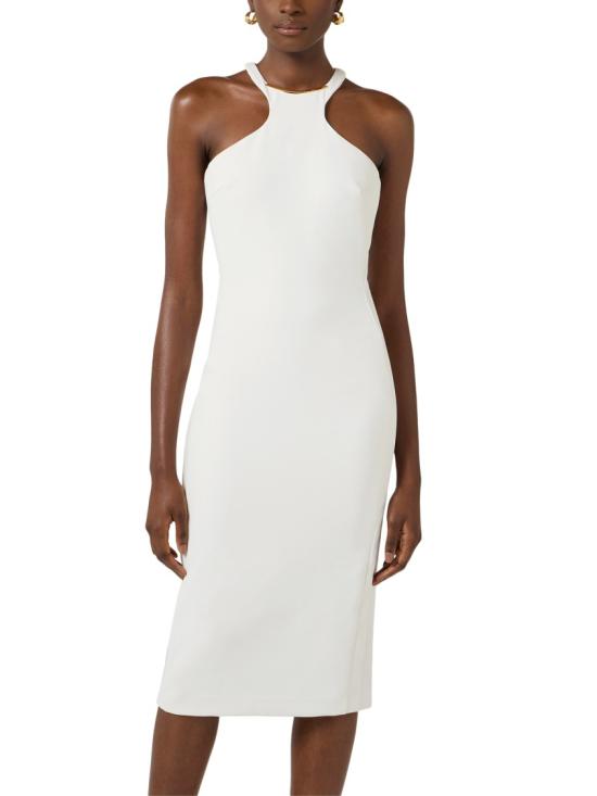 26SS 엘리자베타프랜치 롱 원피스 AB91761E2360 White - ELISABETTA FRANCHI