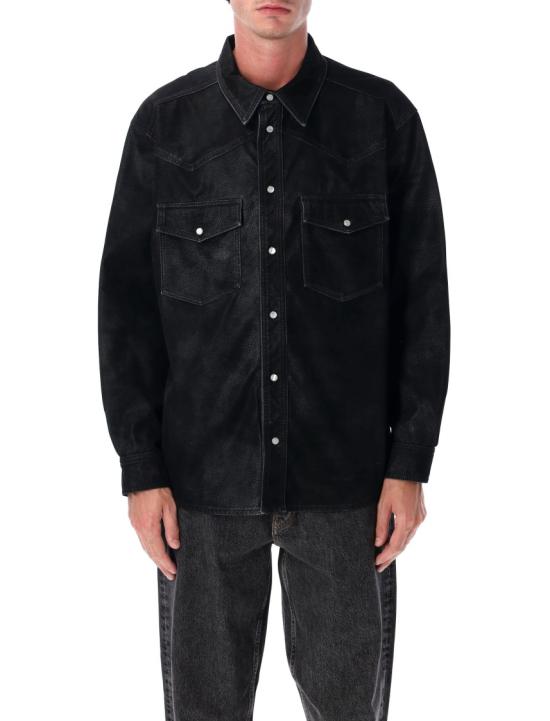 25FW 이자벨마랑 긴팔 셔츠 CH0252HAC3B01H01BK Black