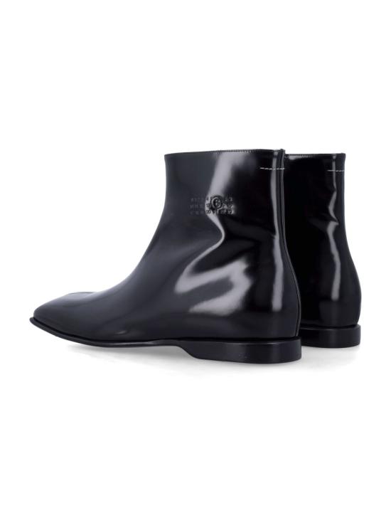 26SS MM6 메종마르지엘라 레더 앵클 부츠 SH1WU0013P7137T8013 Black - MM6 MAISON MARGIELA