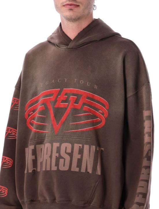26SS 리프레젠트 후드 티셔츠 MLM10036617 Brown - REPRESENT